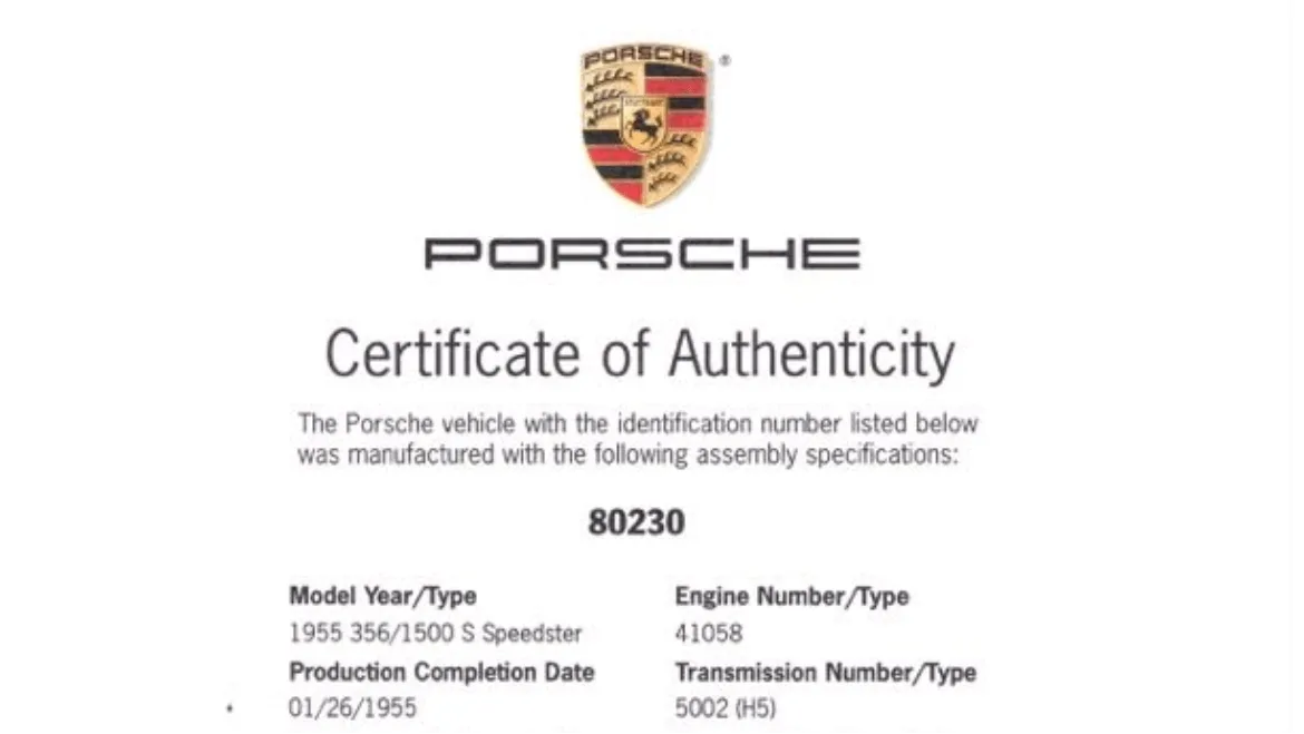 Porsche 356 Speedster Pre A  1500 S